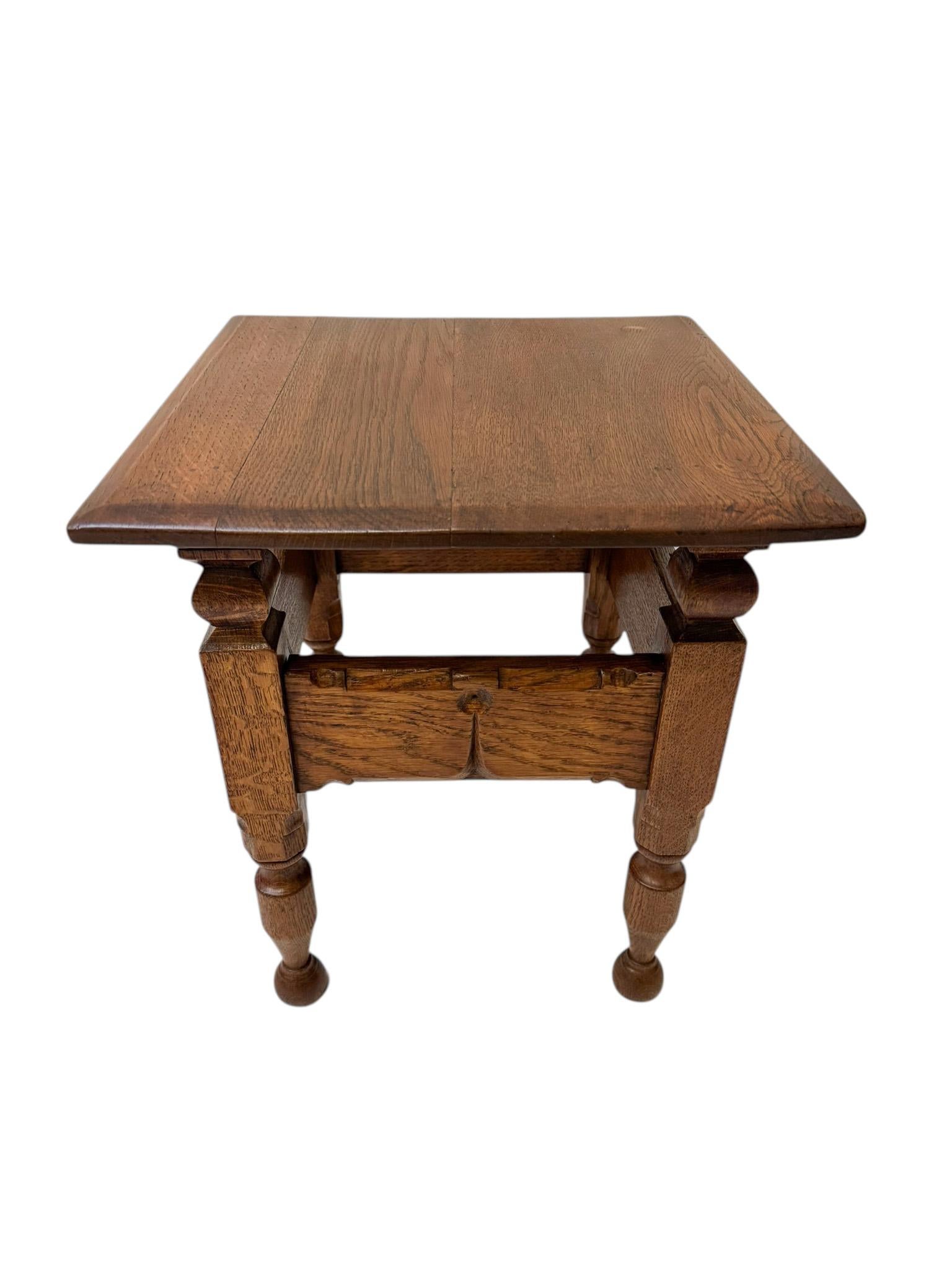 Aesthetic Movement Side Table by C. Fischer Amsterdam, 1900s. For Sale 4