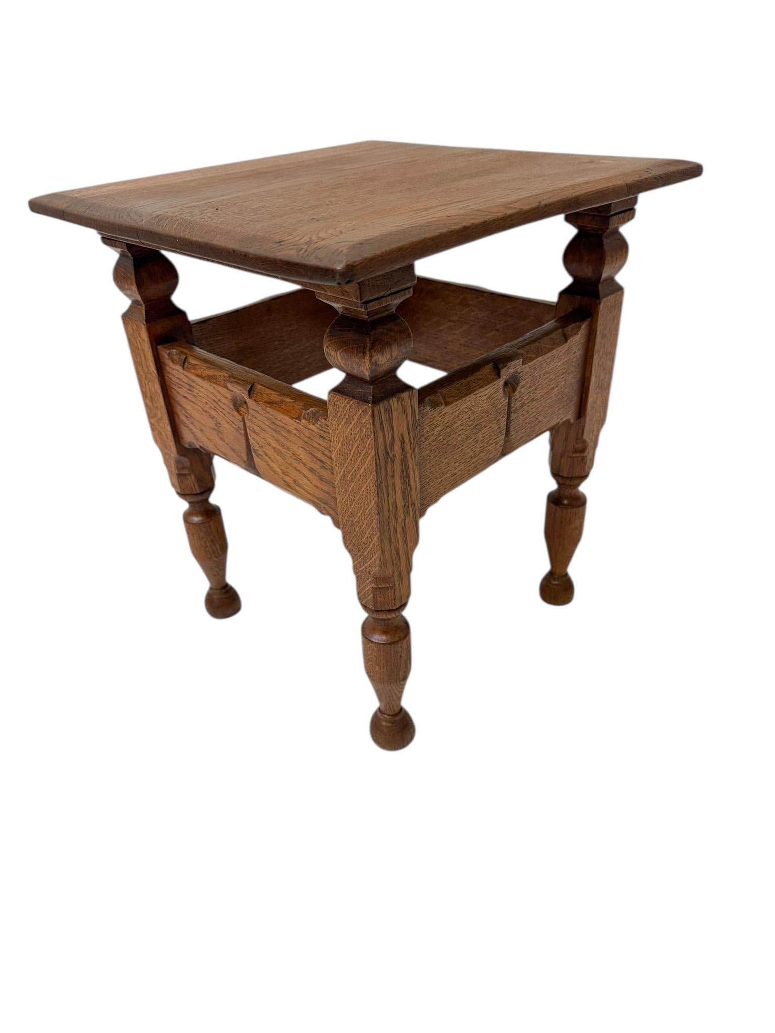 Aesthetic Movement Side Table by C. Fischer Amsterdam, 1900s. For Sale 5