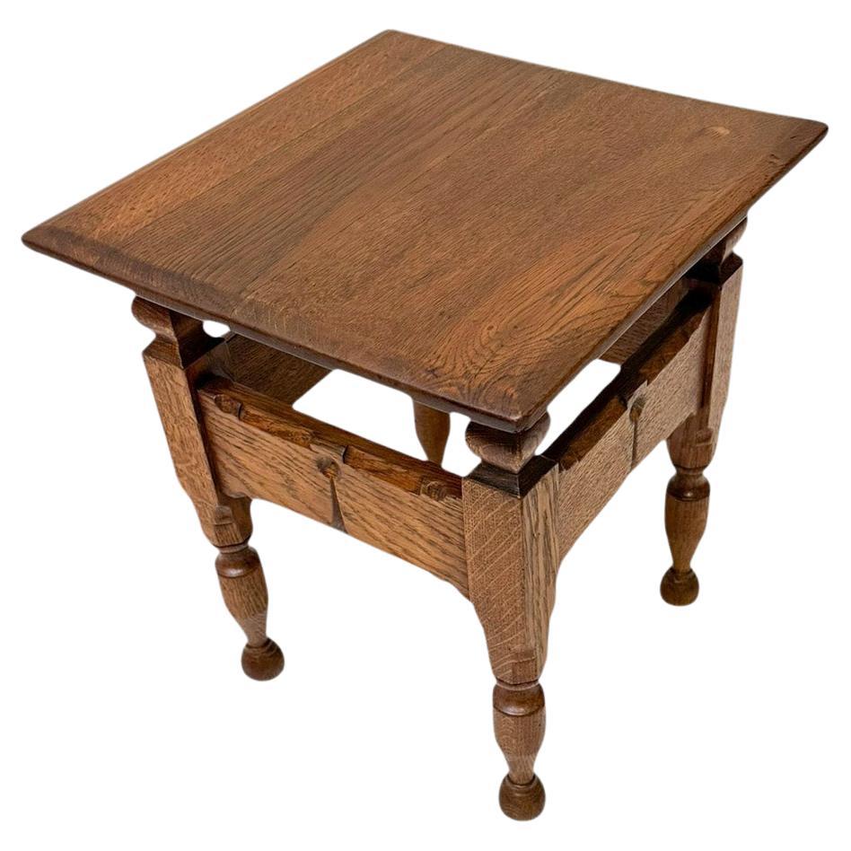 Aesthetic Movement Side Table by C. Fischer Amsterdam, 1900s. For Sale