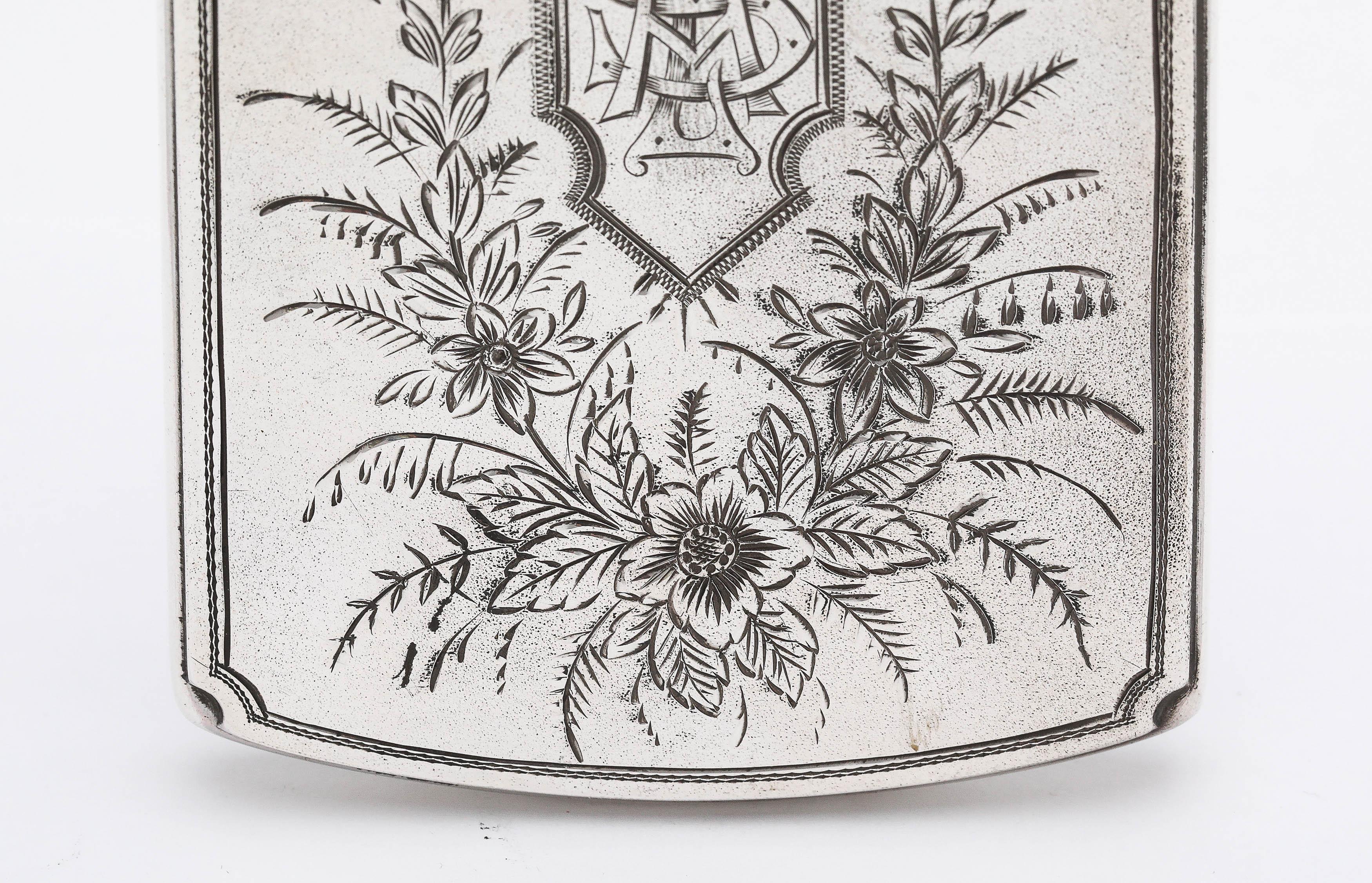 Aesthetic Movement Argent Sterling Business/Calling Card Case In Original Box en vente 10