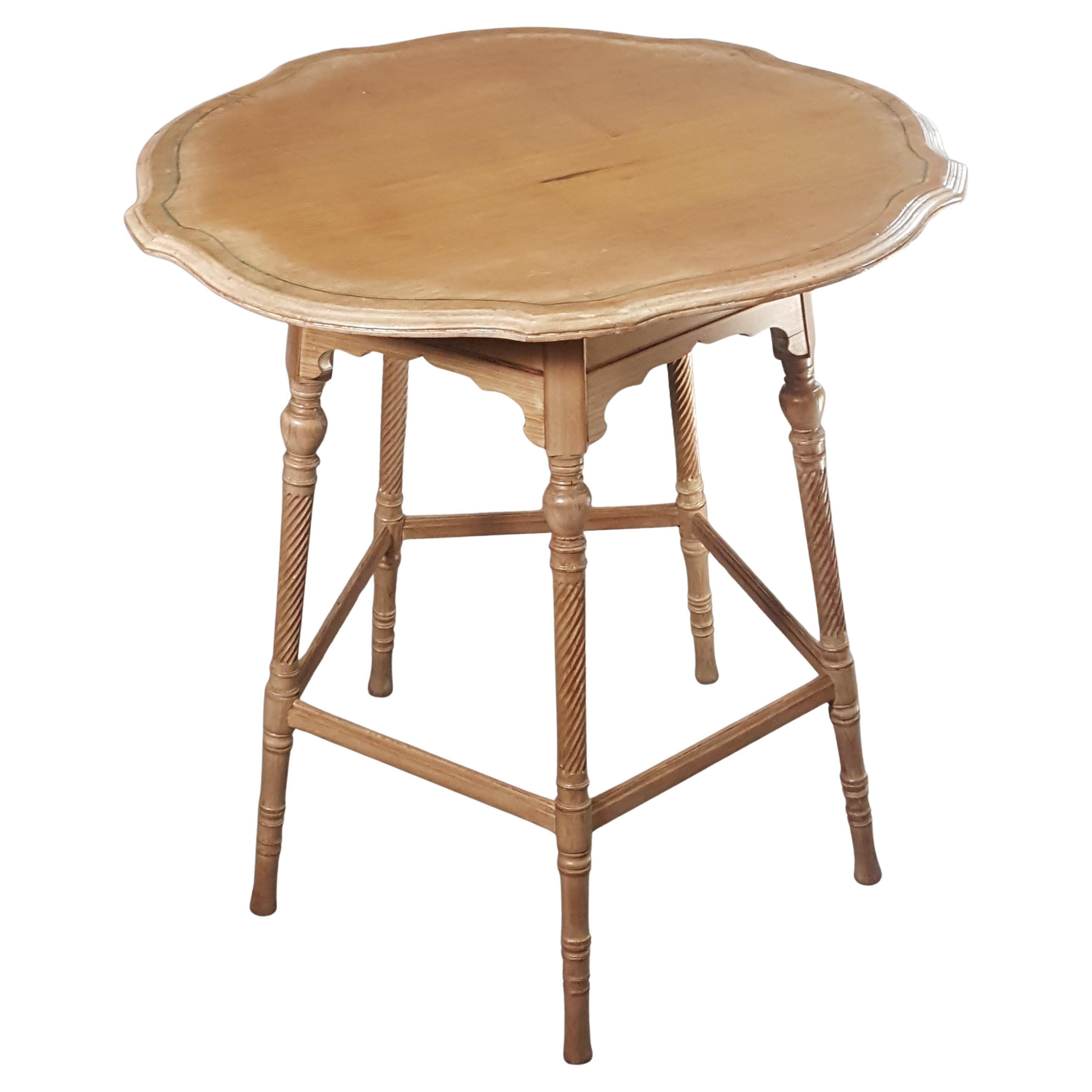 Aesthetic Movement table attributed to Collinson & Lock