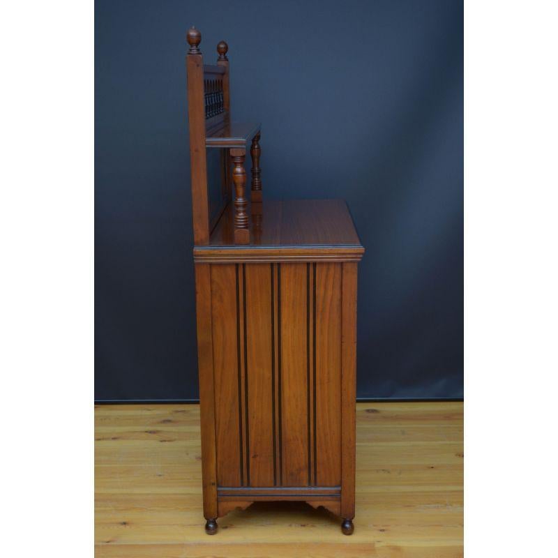 Aesthetic Movement Two Door Cabinet For Sale 13