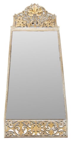 Aesthetic Movement Verdigris Gilt Bronze Mirror