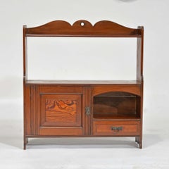Aesthetic Movement Walnut Cabinet