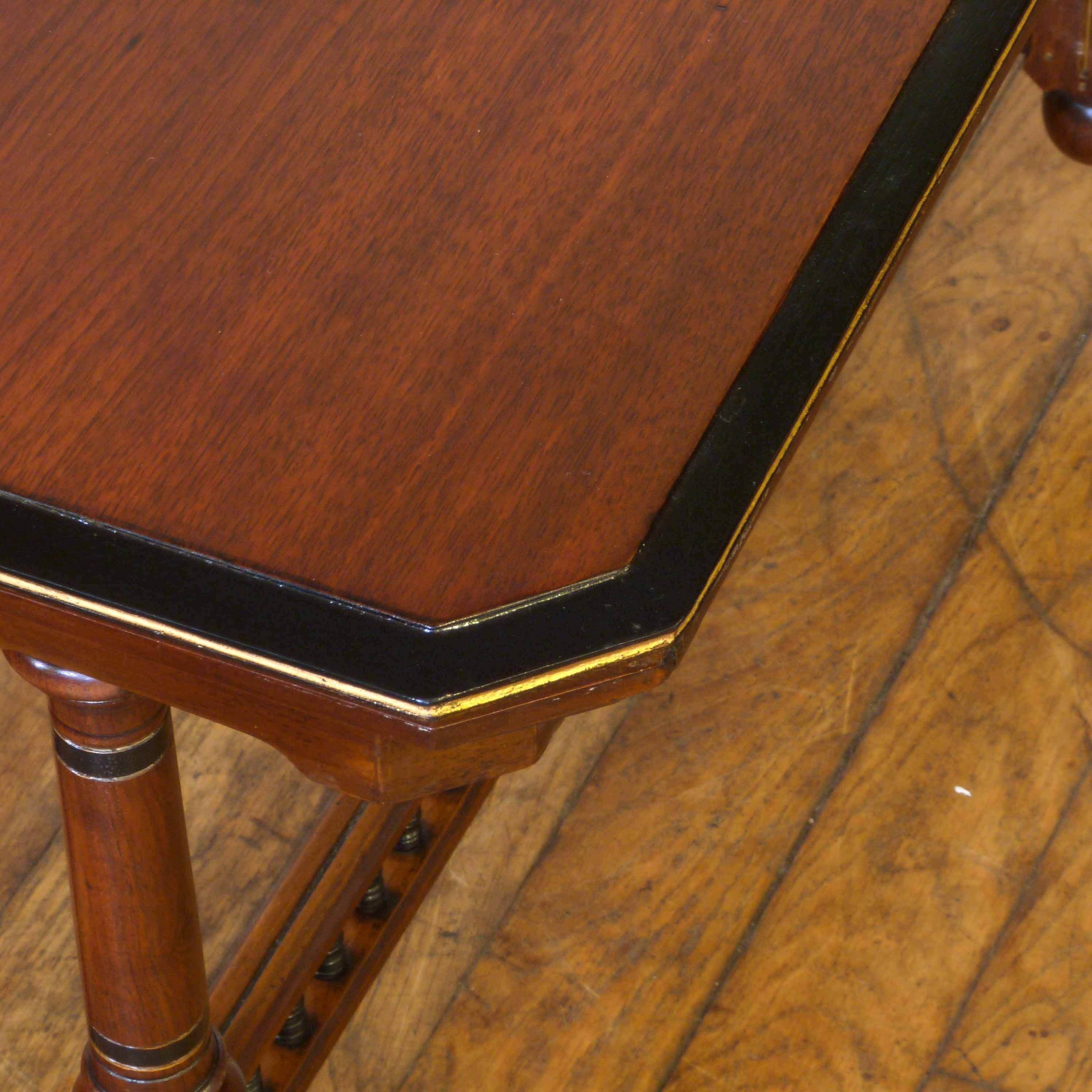 Aesthetic Movement Walnut Card Table 4
