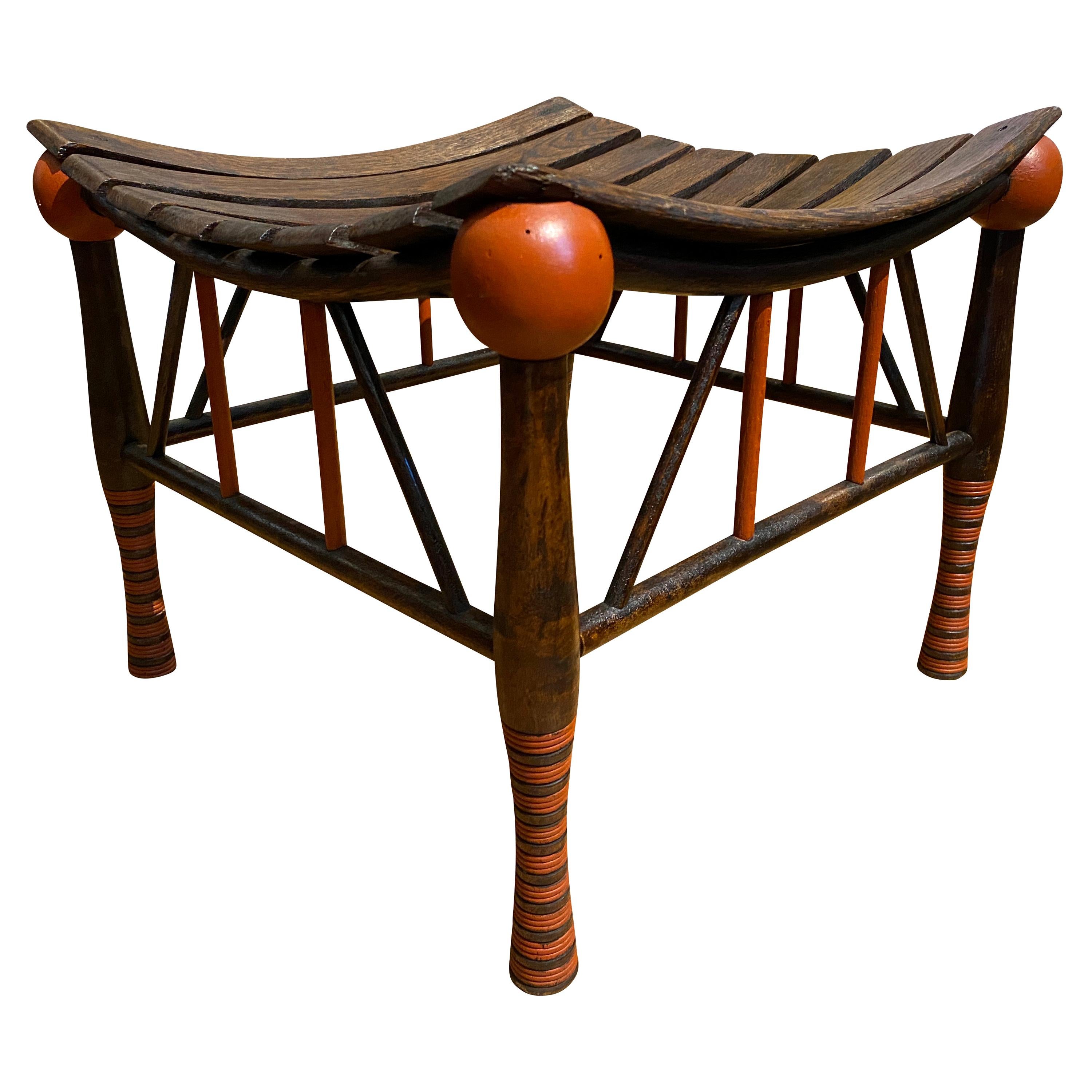 Aesthetic Oak Thebes Stool