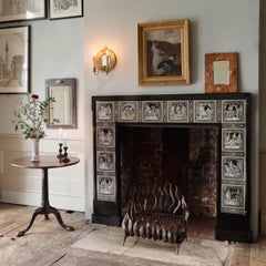 Aesthetic Period Kilkenny Marble Fireplace Inset with Minton Tiles