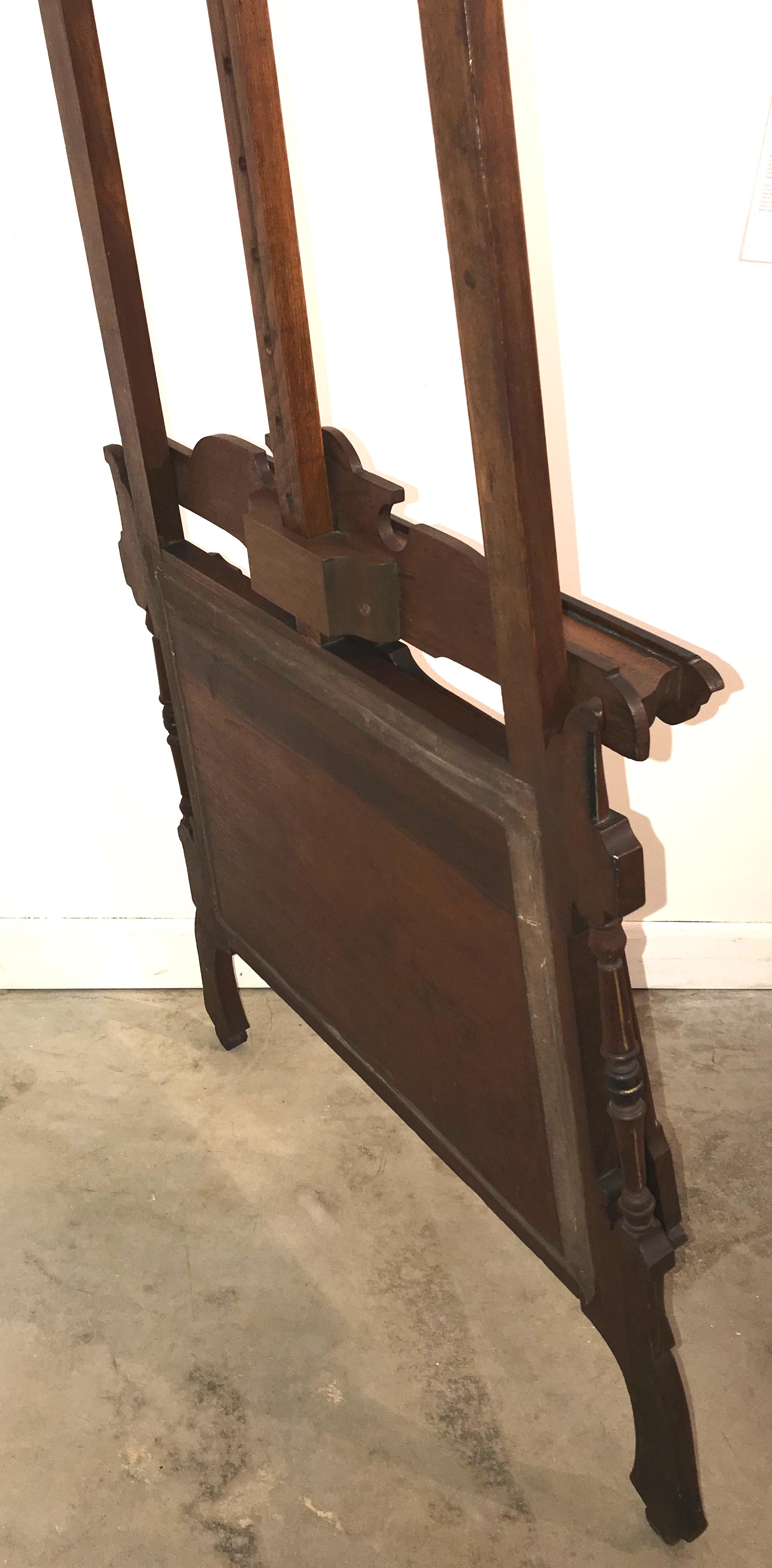 American Aesthetic Period Painting and Portfolio Easel, circa 1880