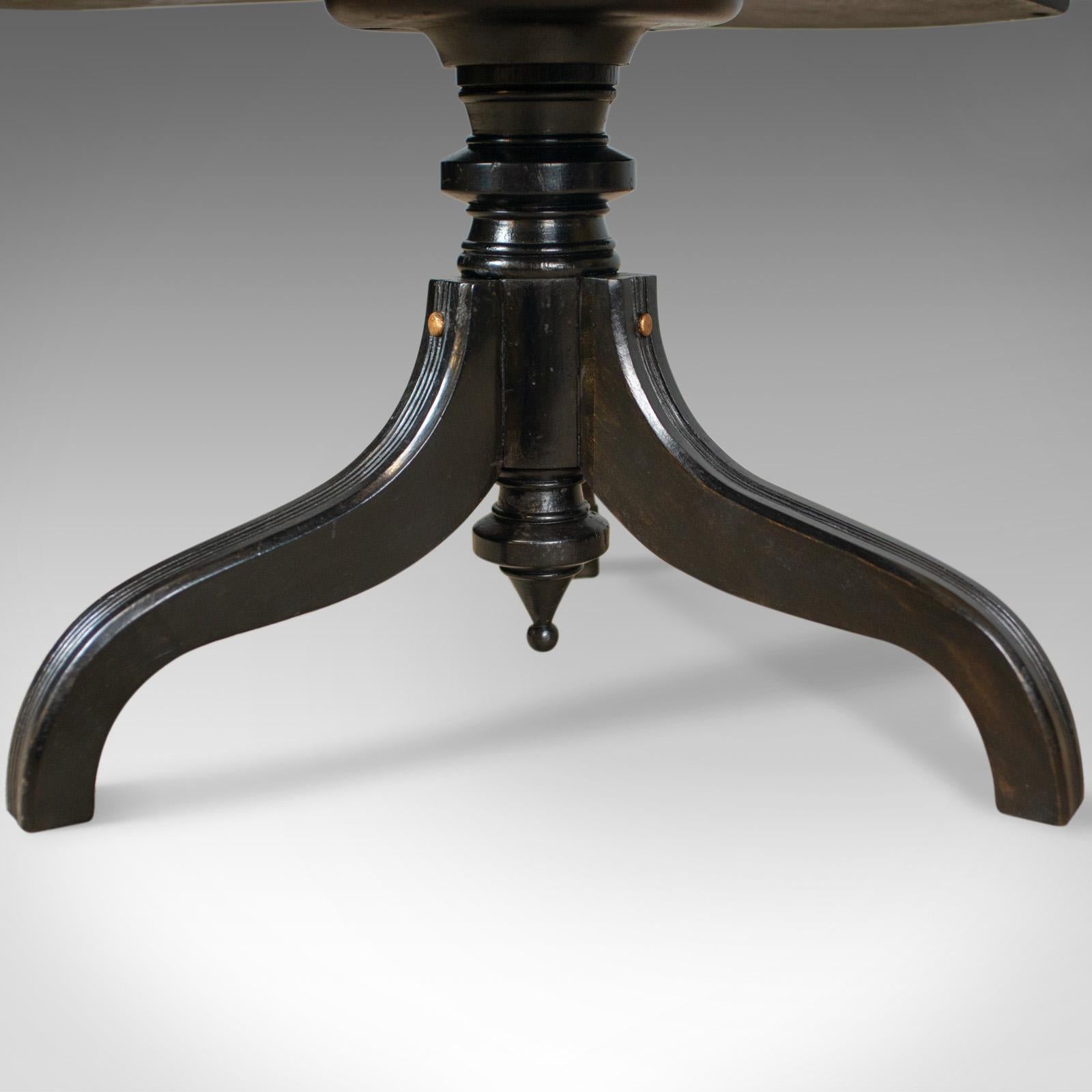 Aesthetic Period Reading Table, English, Victorian, Ebonised, Side, circa 1880 2