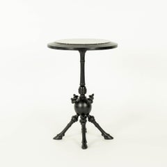 Aesthetic Style Carved Hoof Table with Marble Top