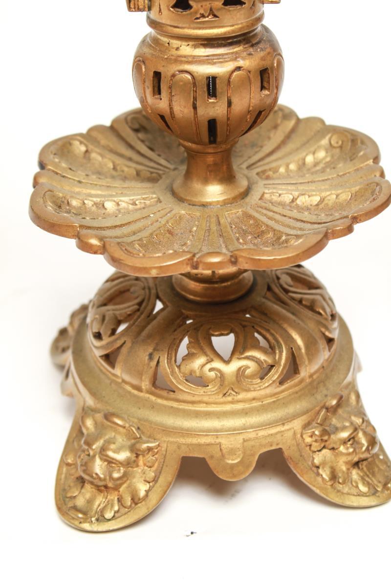 Early 20th Century Aesthetic Style Cast Metal Candleholders