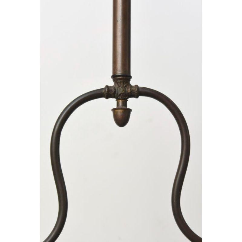 XIXe siècle Lanterne de harpe en verre teinté de style esthétique en vente