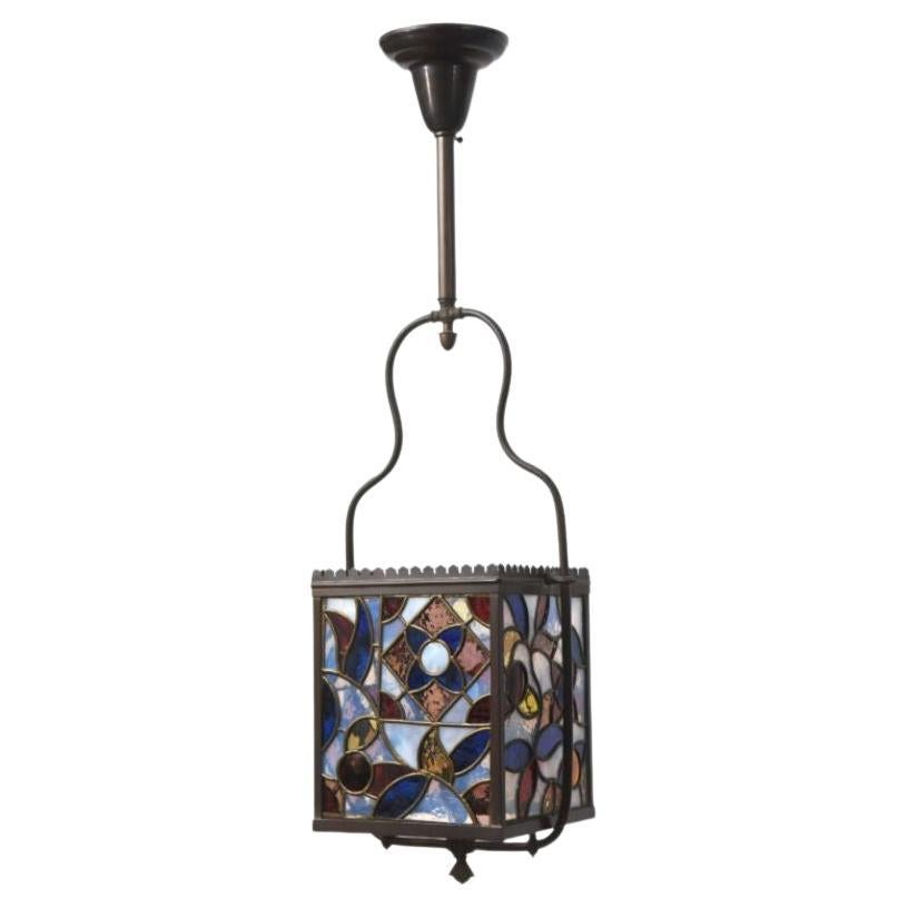 Aesthetic Style Stained Glass Harp Lantern