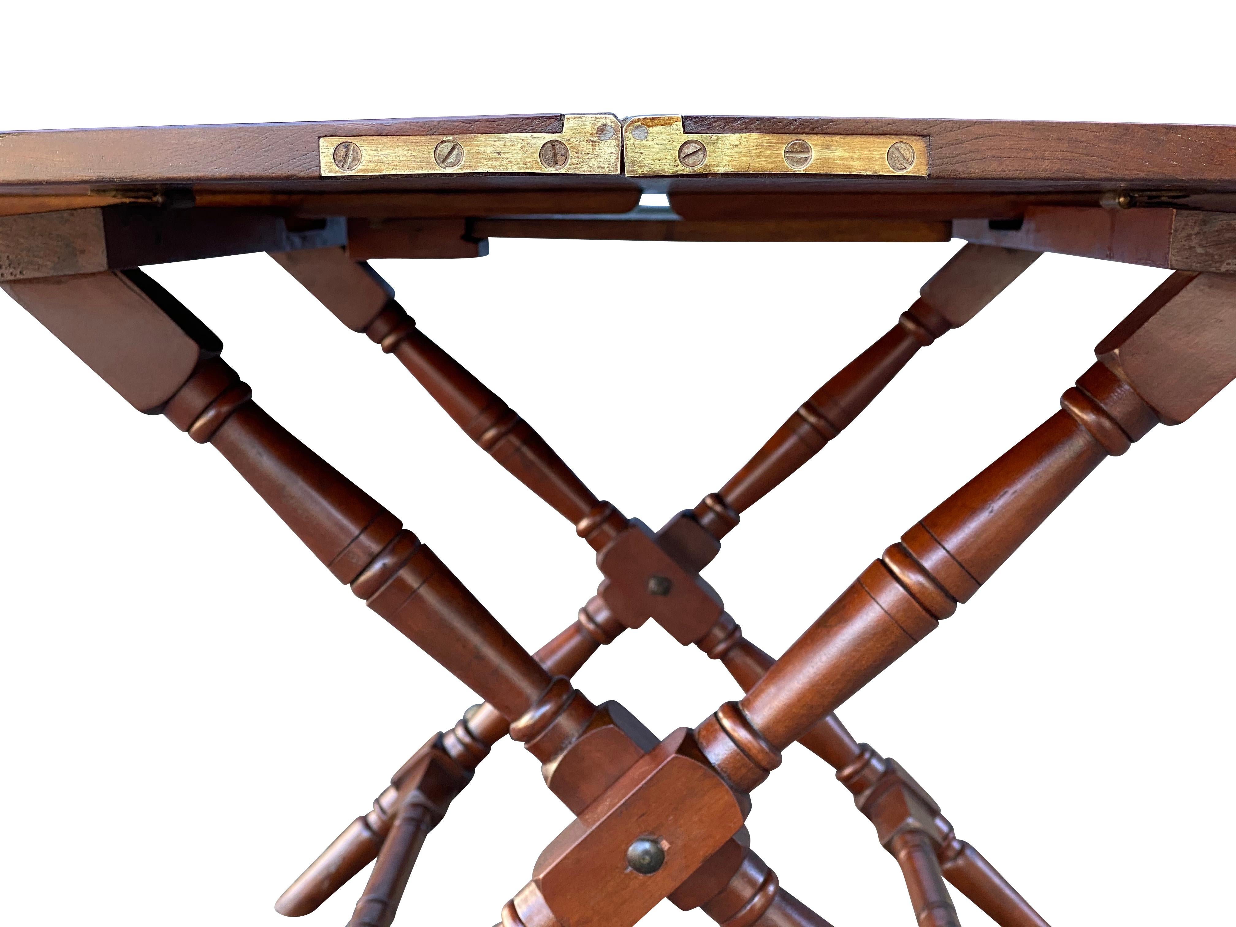 Aesthetic Walnut Chart Table For Sale 2