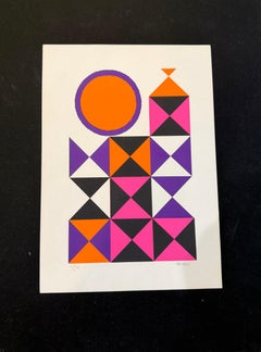 Aetem (alias Alfred Licea) Signierte limitierte Auflage (250 Exemplare) – Lithografie „Hour Glass“, ungerahmt