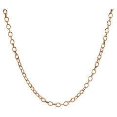 Aethelred  18k Yellow Gold Oval Chain – 18" with Lobster Clasp