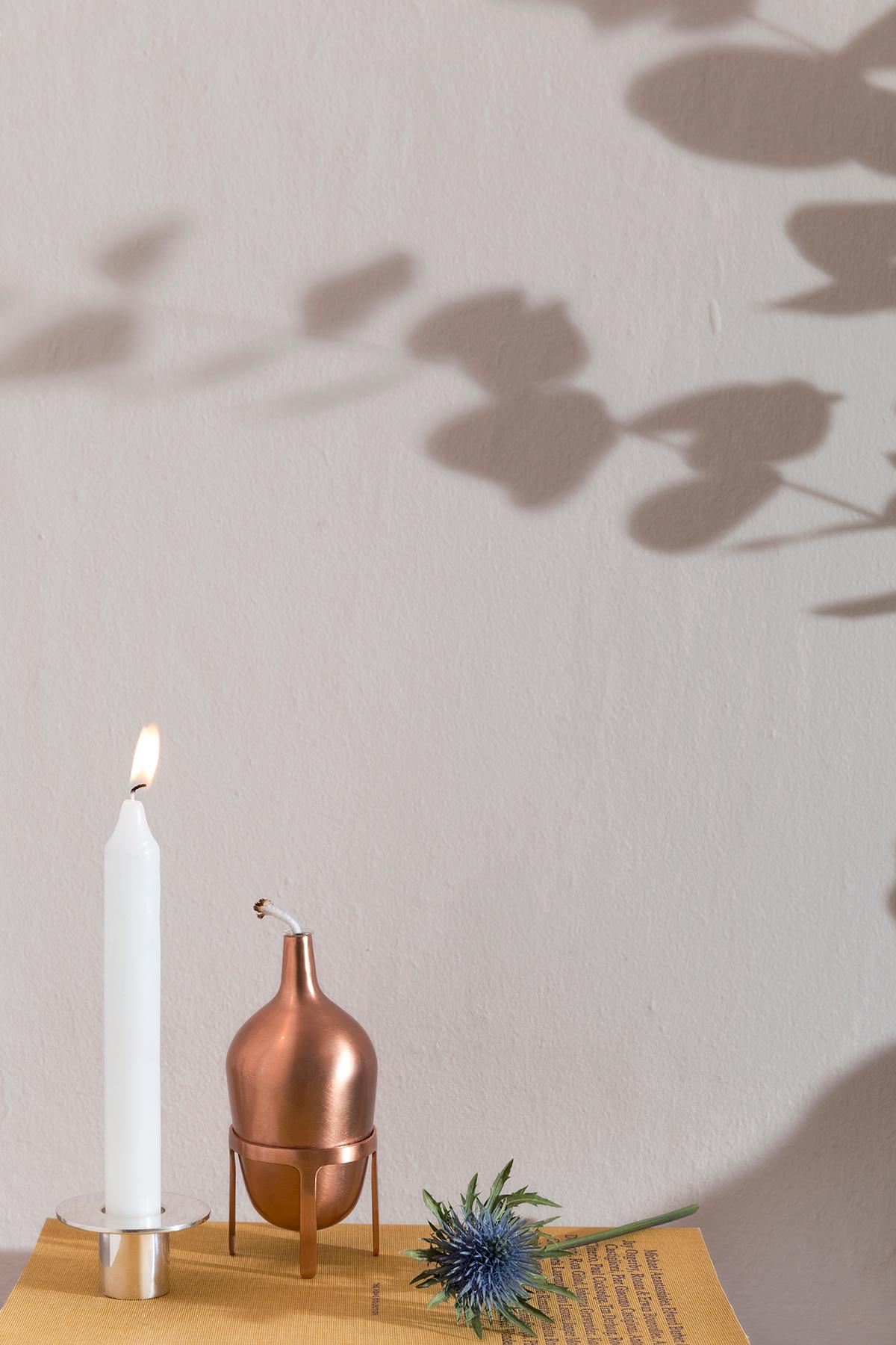 Modern Aether Copper Oil Lamp by Jaime Hayon For Sale