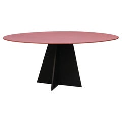 Aether Oval Dining Table With Pedestal Base
