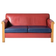 Sofa in Rot und Blau von Alekos Fassianos