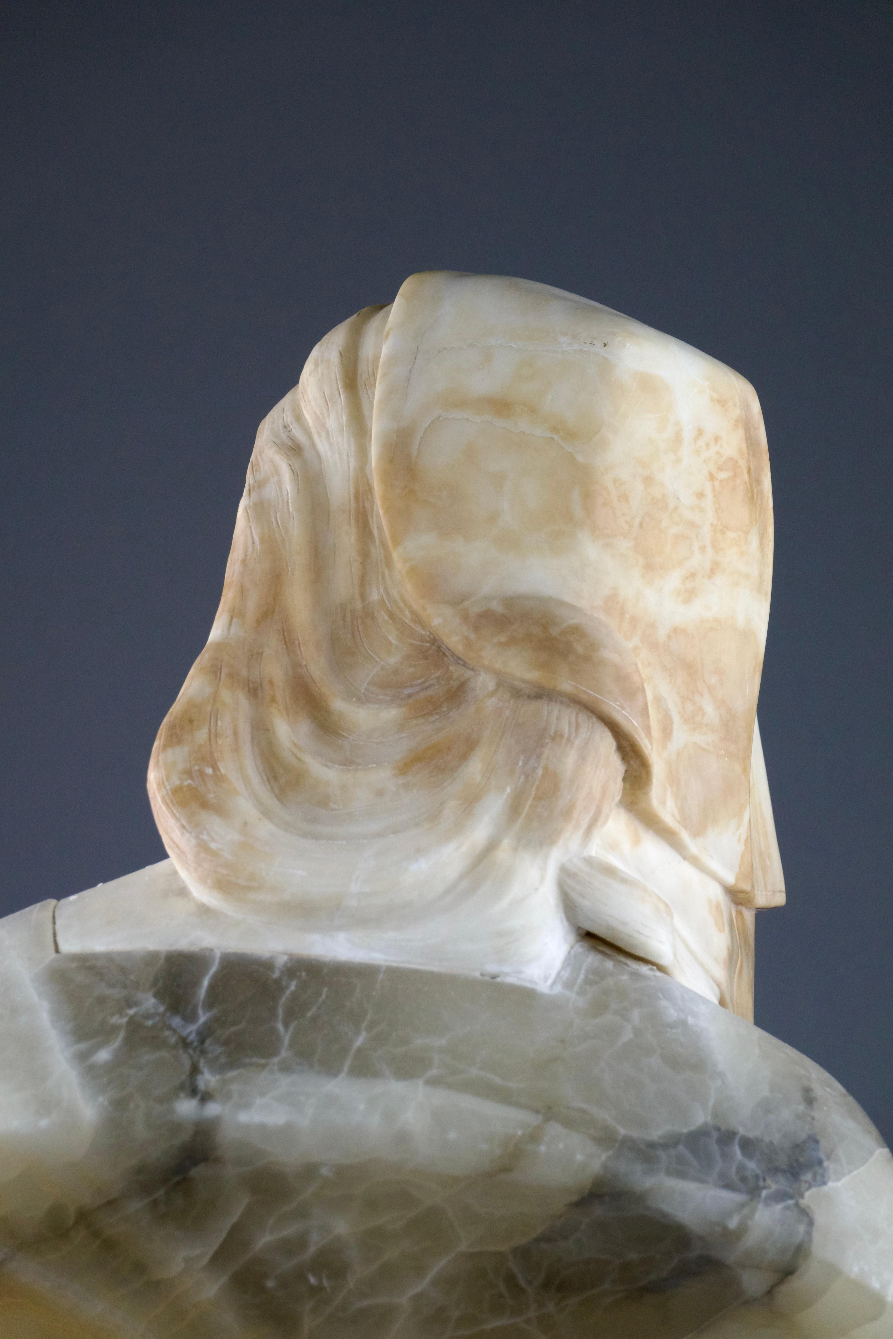AFS. Henri Chapu et Att. au Prof. Guiseppe BESSI, Joan of Arc Bust, Italie 19ème siècle en vente 1