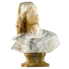Af. Henri Chapu and Att. to Prof. Guiseppe BESSI, Joan of Arc Bust, Italy 19th C