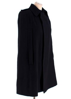 AF Vandevorst black wool cape US 6