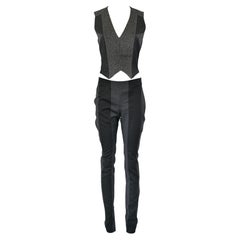 A.F. Vandevorst Wool Vest and Trousers Set