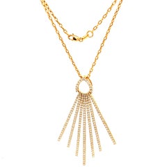 Afarin Collection Diamond Pendant 2.26cts Set in 18k Yellow Gold