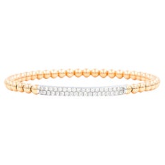 Afarin Kollektion Diamant- Stretch-Armband mit runden Brillanten 0,66 Gesamtkaratgewicht 18K