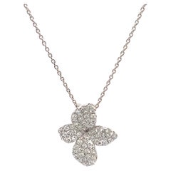 Afarin Collection Pavé Petite Garden Diamond Pendant in 18kt White Gold