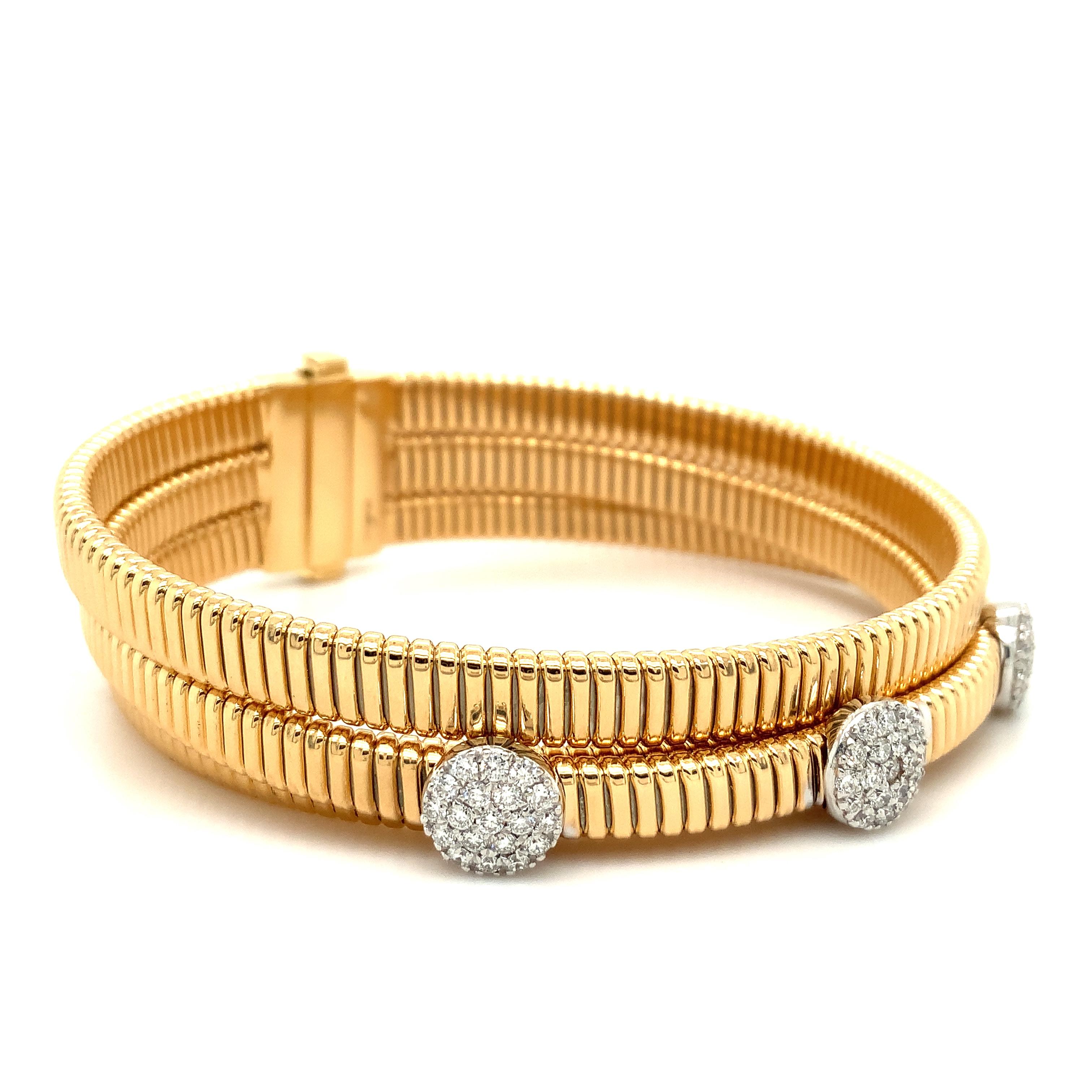 triple diamond bracelet pattern