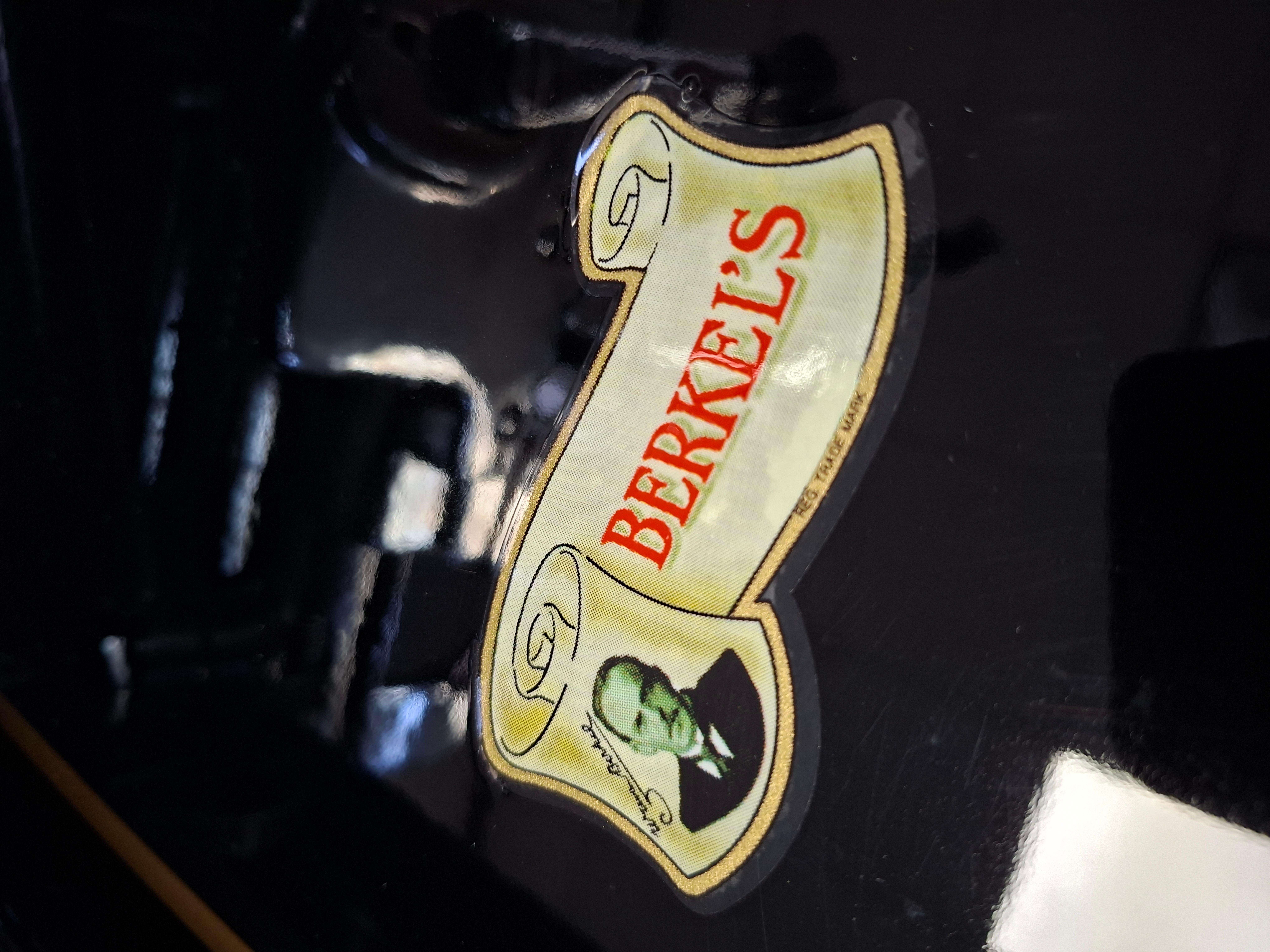 Modern Berkel's Model 23 Vintage Flywheel Slicer - Berkel & Parnall's For Sale