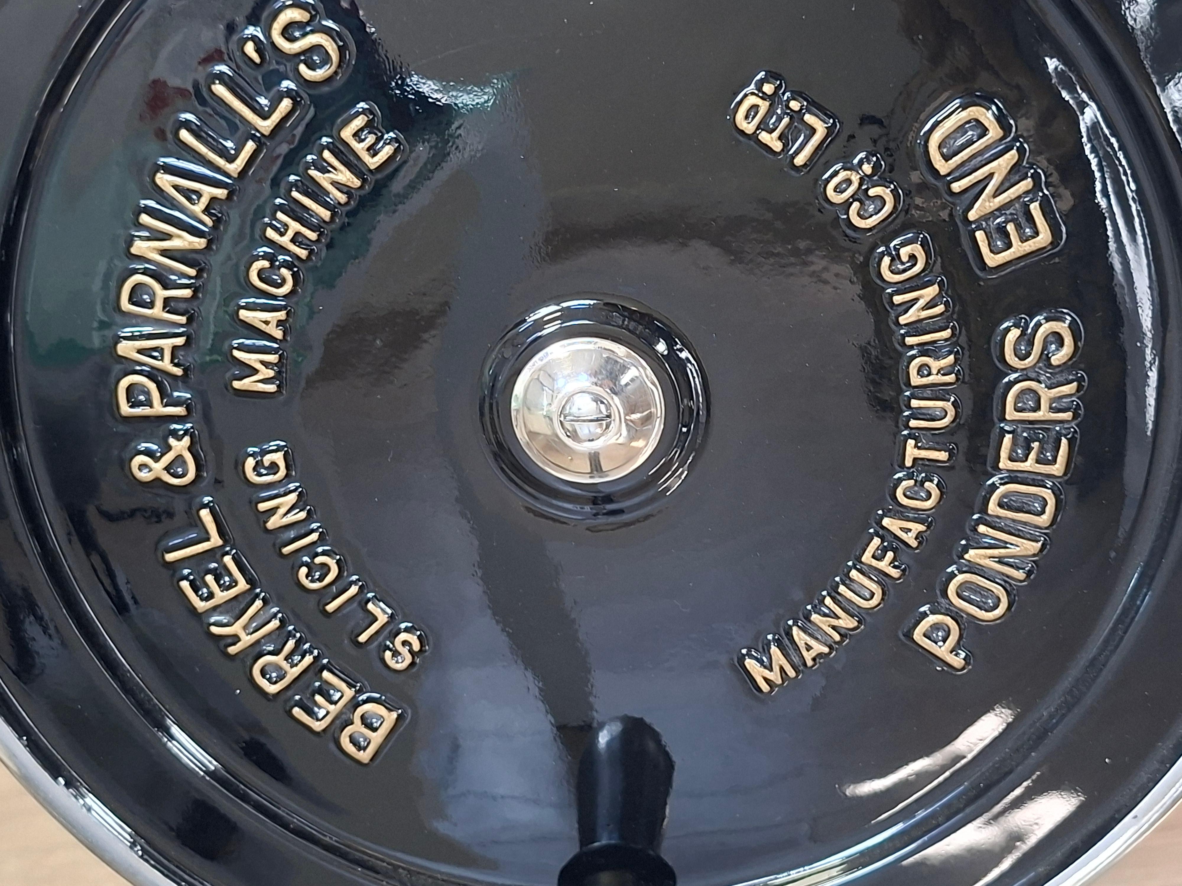 Berkel's Model 23 Vintage Flywheel Slicer - Berkel & Parnall's For Sale 1