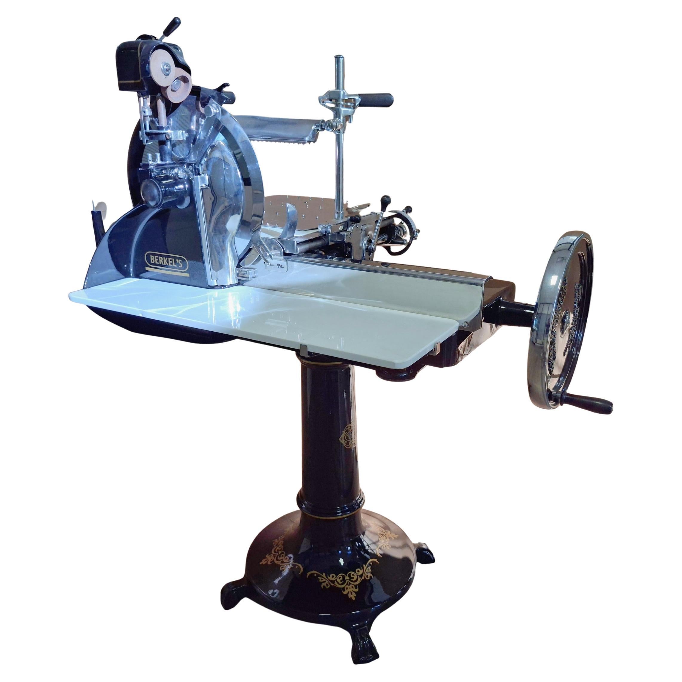 Berkel's Model 23 Vintage Flywheel Slicer - Berkel & Parnall's For Sale