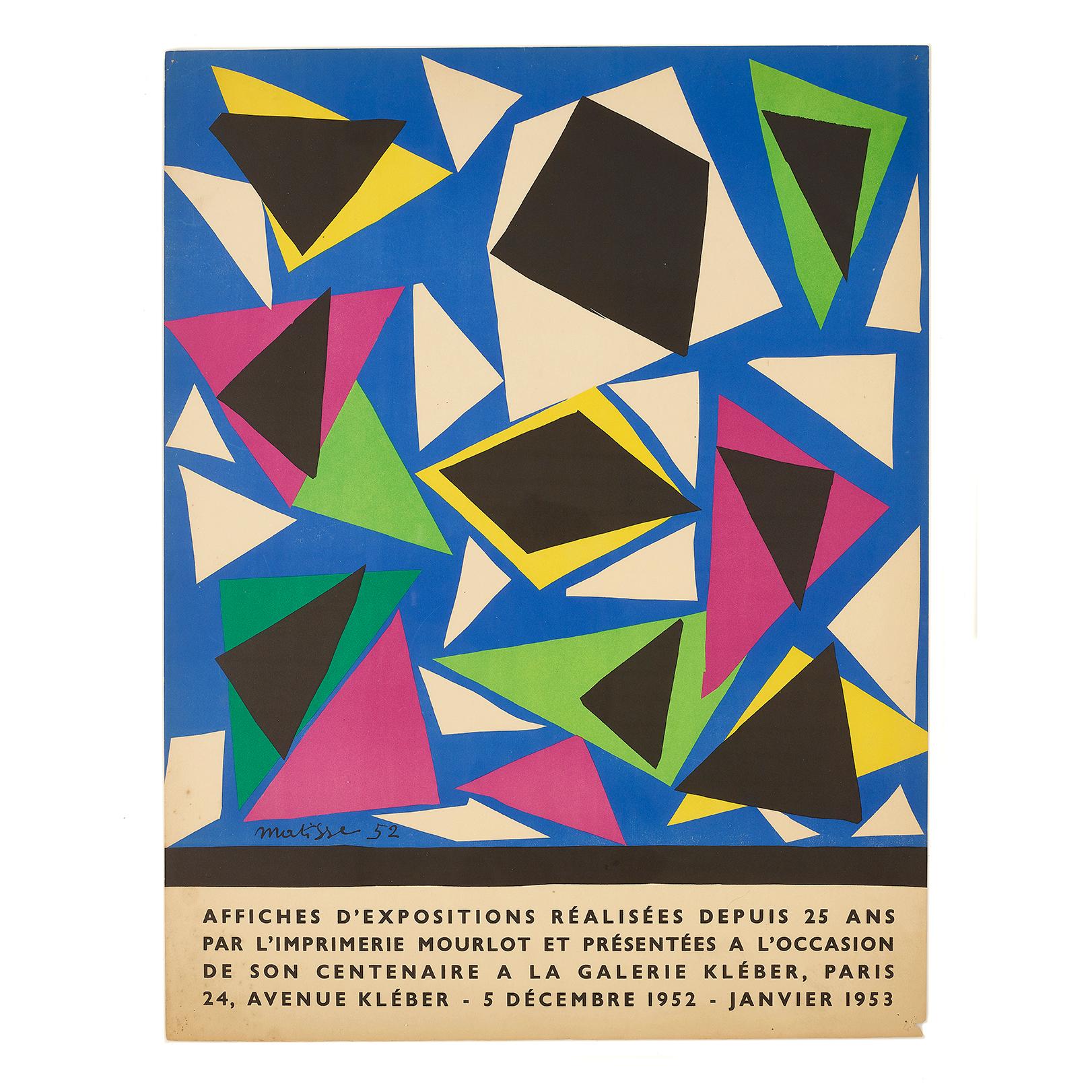 Affiches D'Expositions Réalis�ées Depuis 25 Ans par L'Imprimerie Mourlot, 1952 For Sale