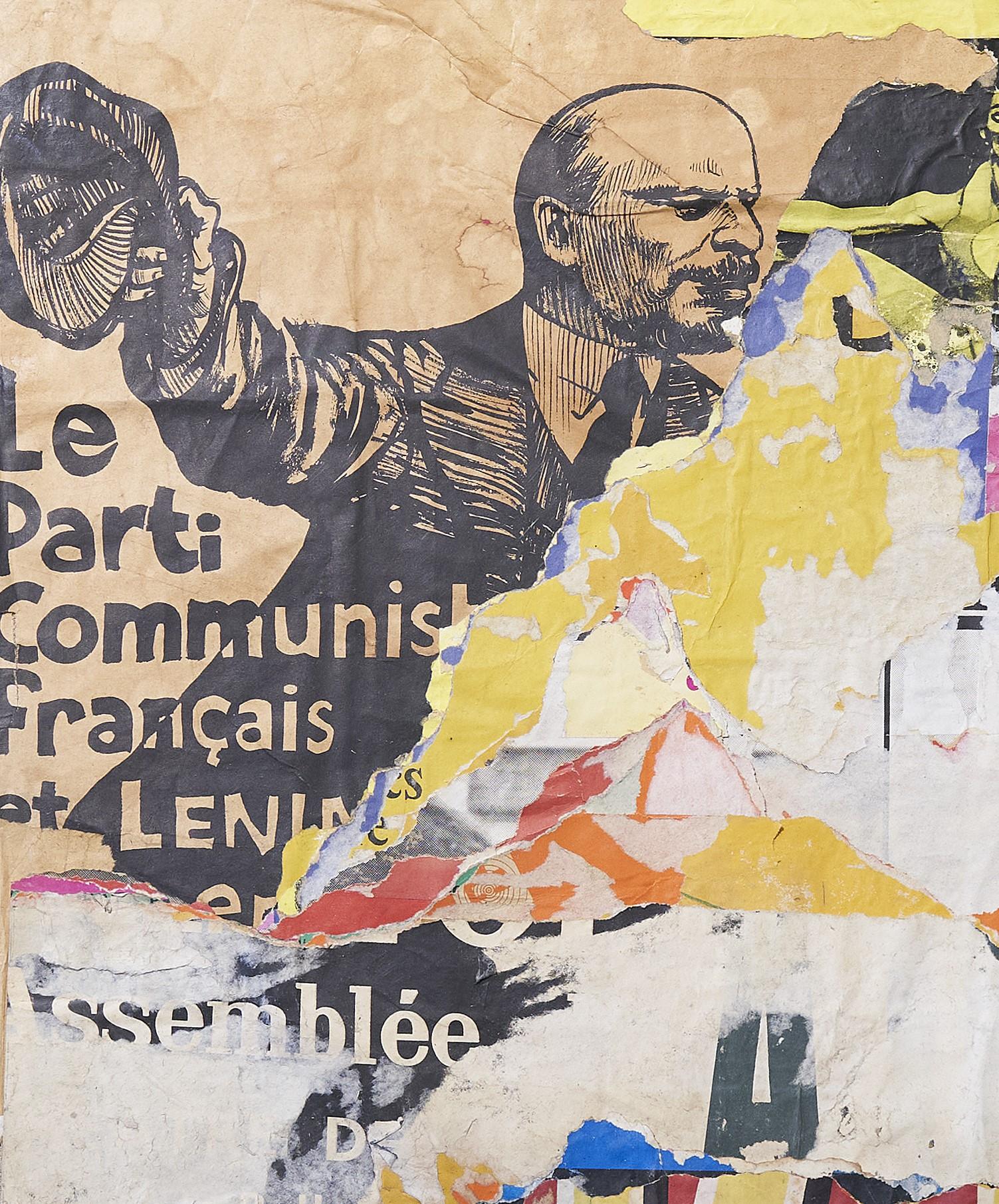 Francese Affiches lacérées di Jacques Villeglé, 1971 in vendita