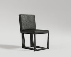 Affilato Black Lacquer Chair by Palena Furniture