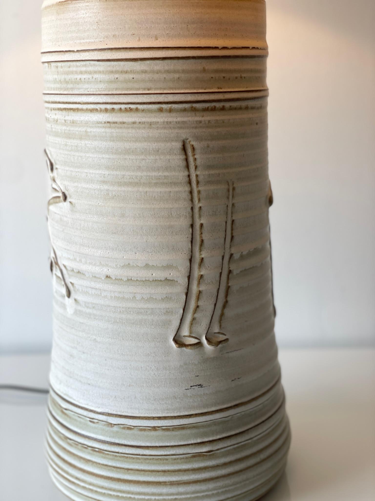 Affiliated Craftsmen Sudio Pottery Lamp von Bob Kinzie und Phil Barkdall im Angebot 3