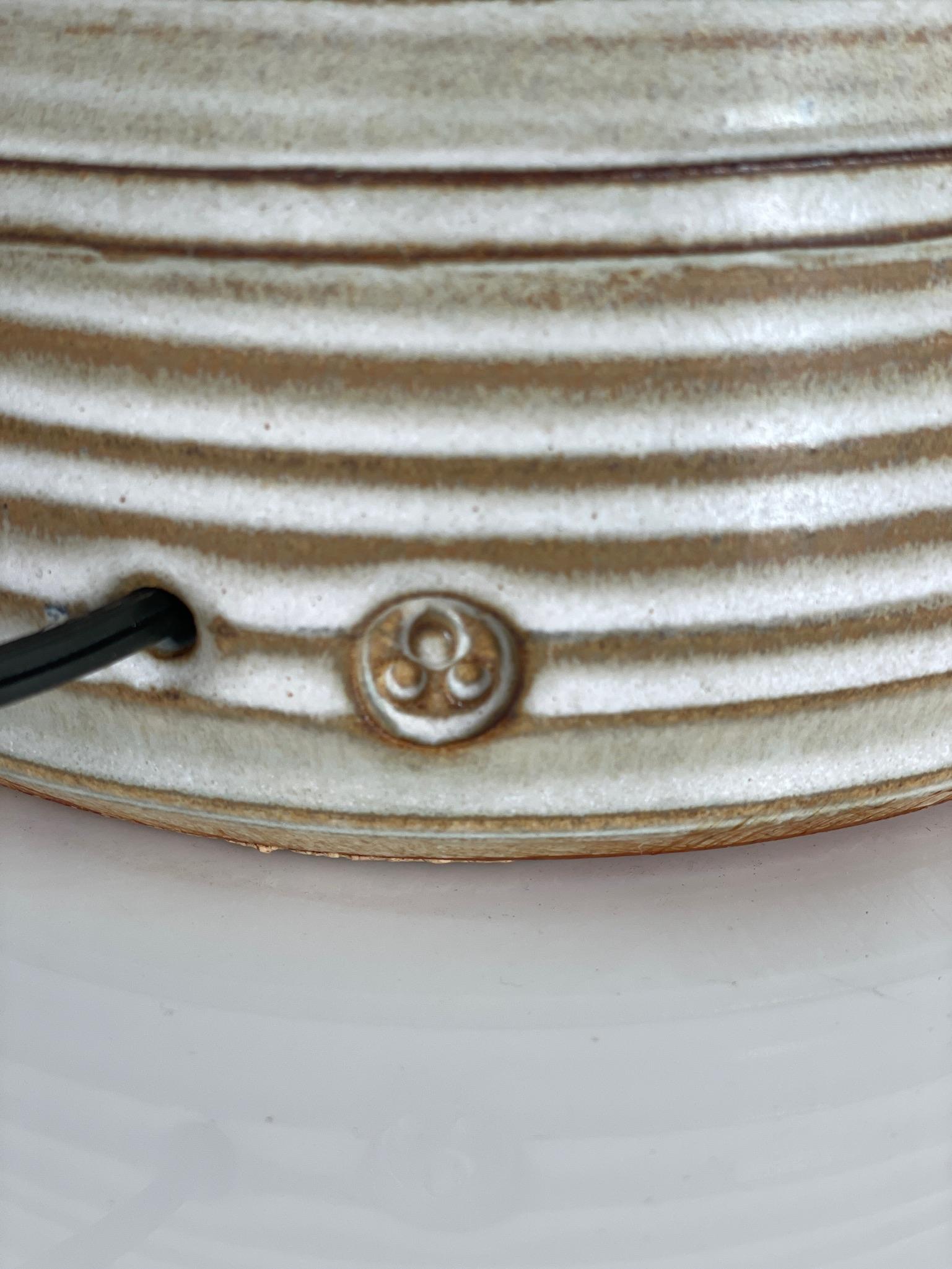 Affiliated Craftsmen Sudio Pottery Lamp von Bob Kinzie und Phil Barkdall (Moderne der Mitte des Jahrhunderts) im Angebot