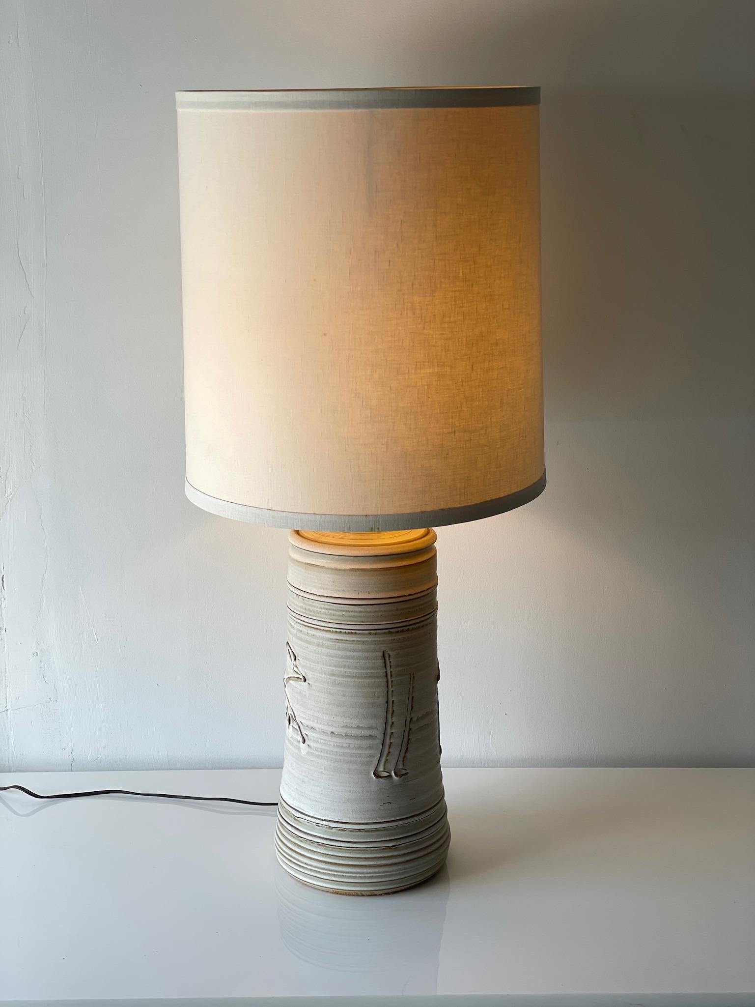 Affiliated Craftsmen Sudio Pottery Lamp von Bob Kinzie und Phil Barkdall im Angebot 1