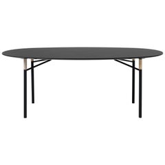 Tavolo da pranzo Affinity Ellipse nero di Halskov & Dalsgaard Design
