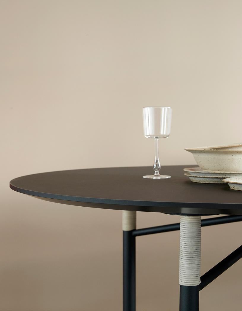 Affinity Ellipse Dining Table Black by Warm Nordic In New Condition In Geneve, CH