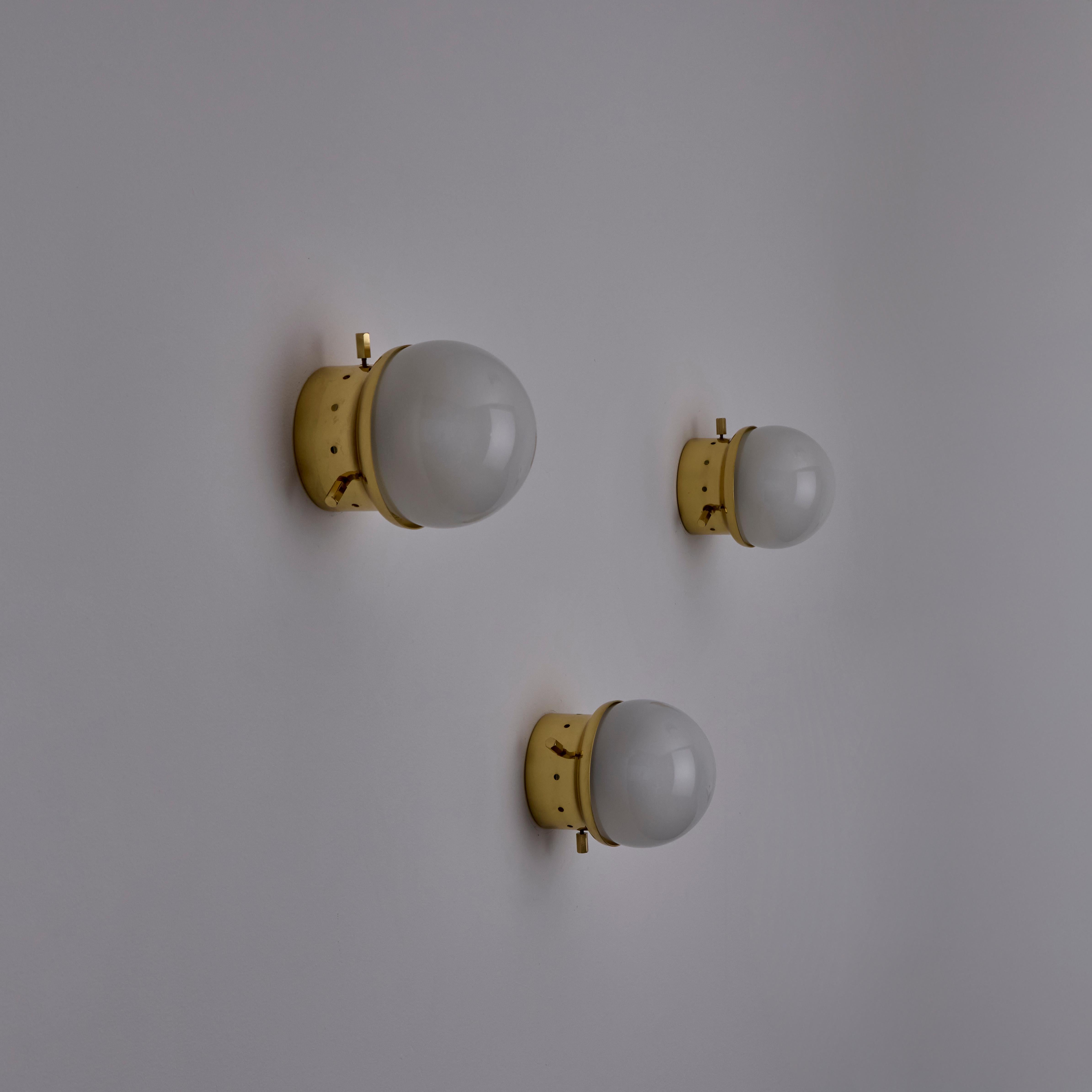 Frosted 'Affogato' Wall or Ceiling Lights by Azucena For Sale