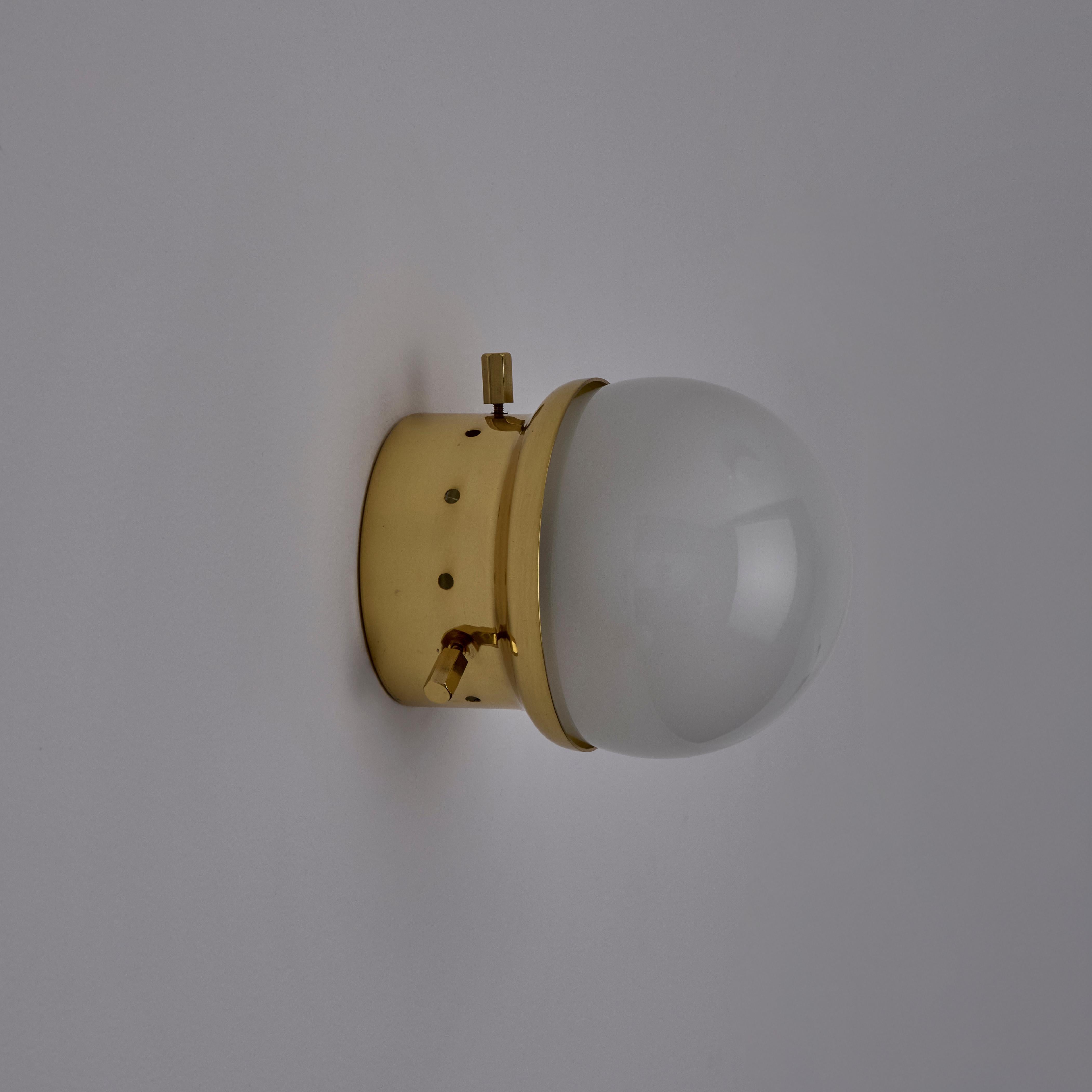 Brass 'Affogato' Wall or Ceiling Lights by Azucena For Sale
