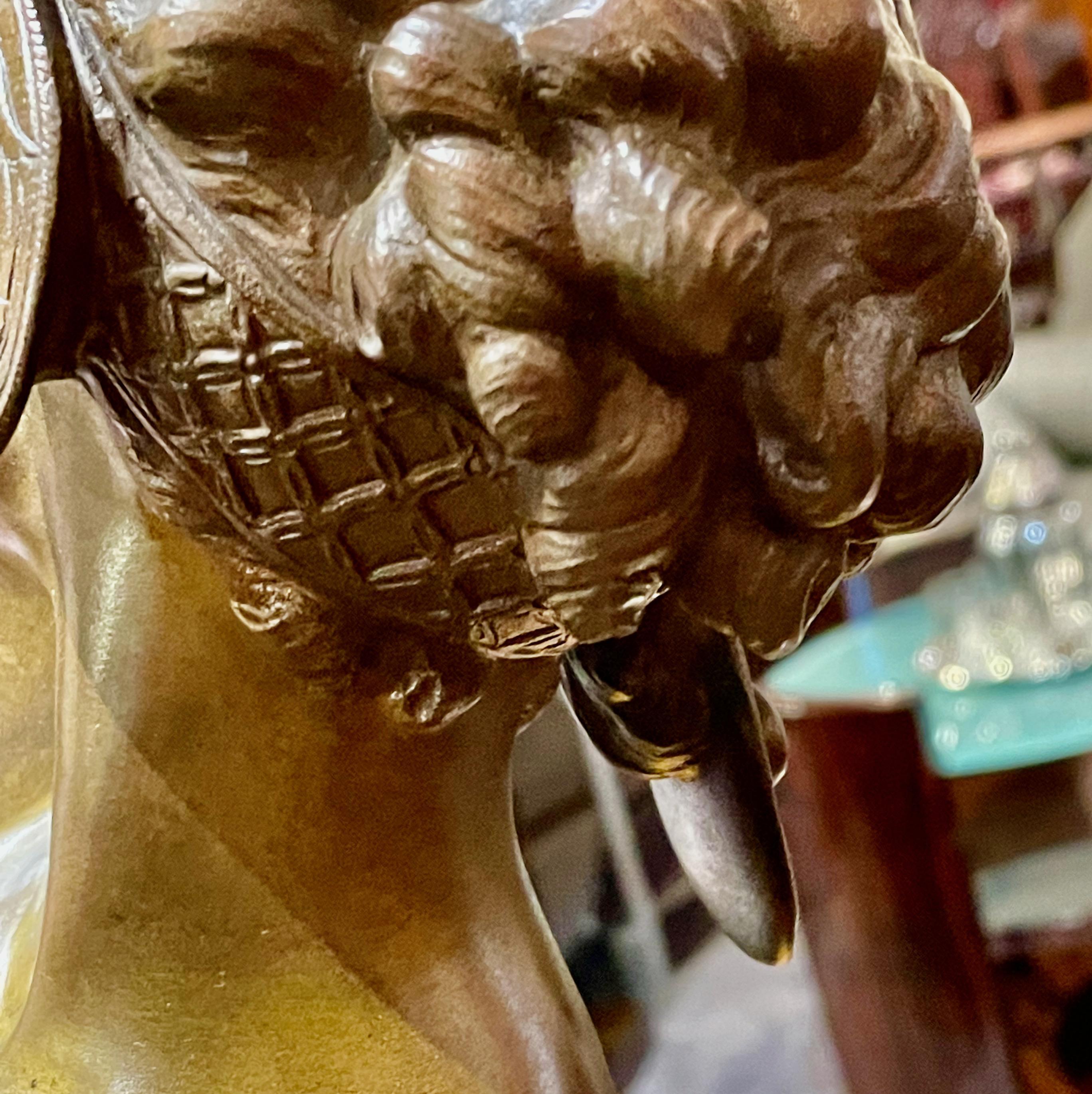 Art Deco Nude Bronze Sculpture by Affortunato Gory For Sale 15