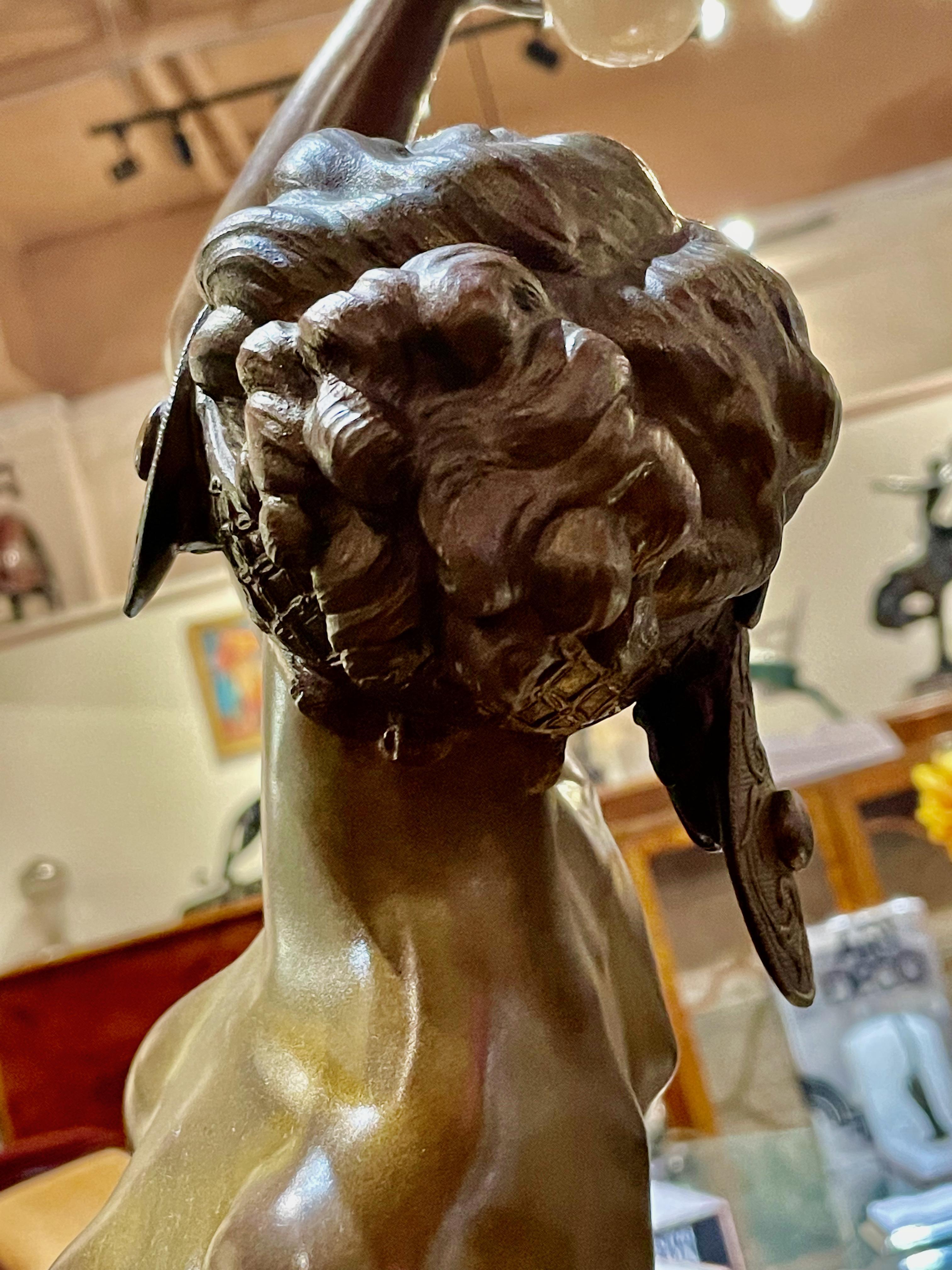Art Deco Nude Bronze Sculpture by Affortunato Gory For Sale 16