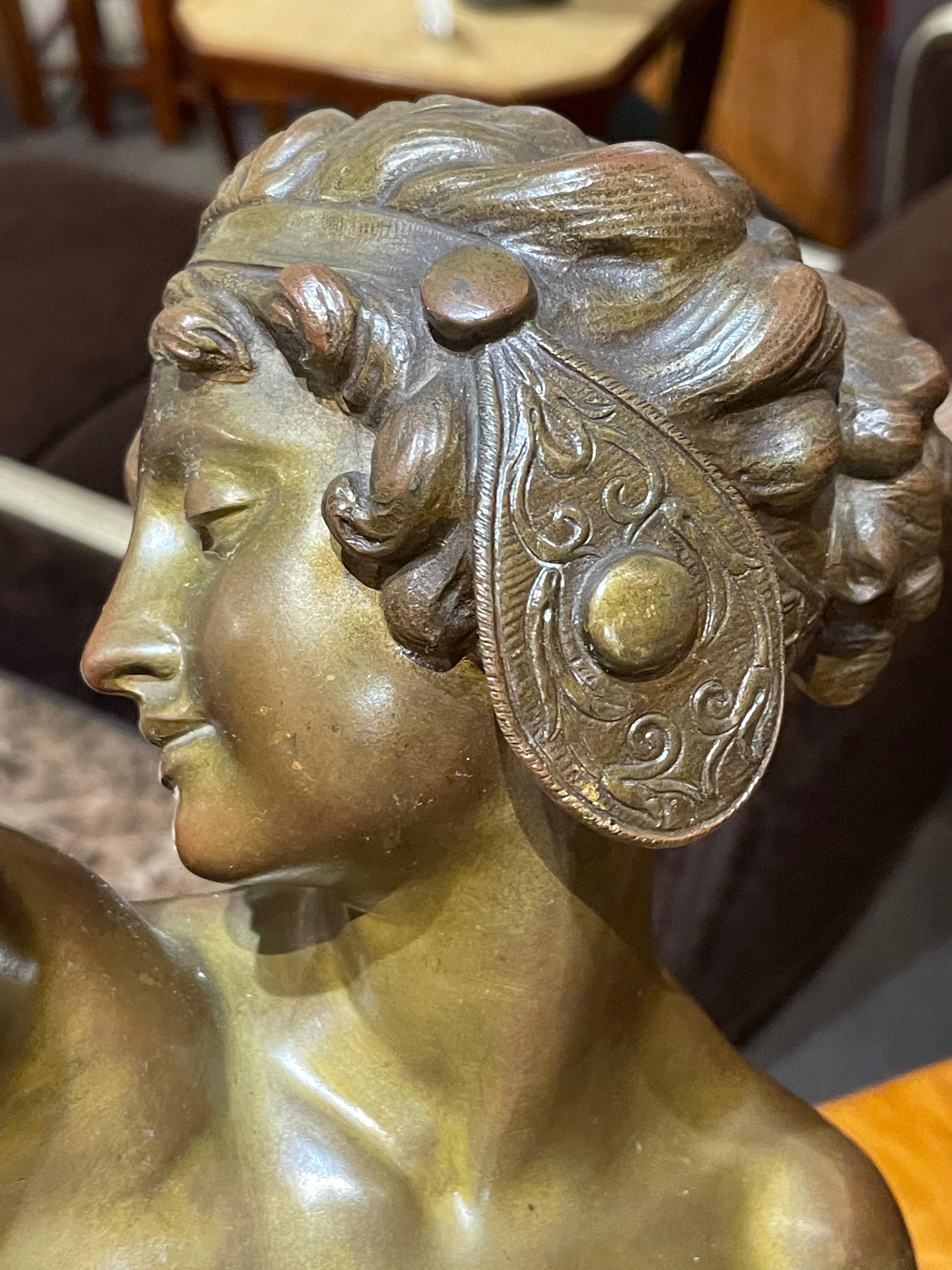 Art Deco Nude Bronze Sculpture by Affortunato Gory For Sale 18