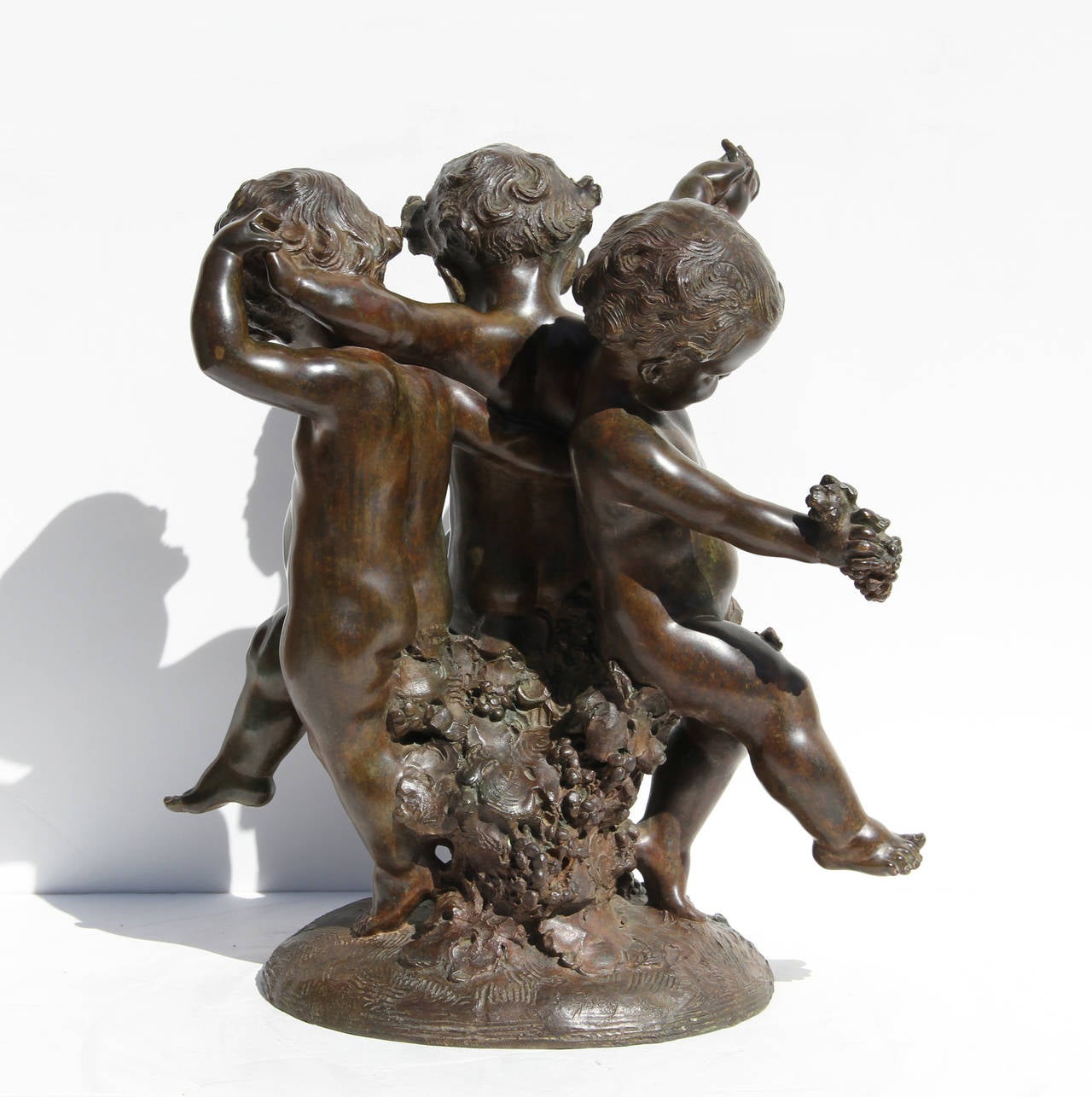 Three Putti, Art Nouveau Bronze by Affortunato Gory For Sale 3