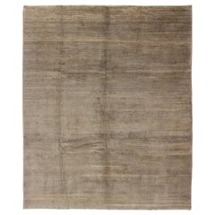 Afgan Modern Rug in Neutral Tones with Subdued Design