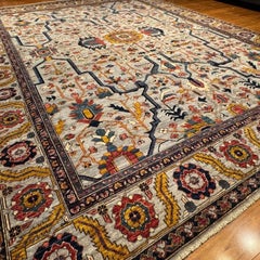 Alfombra afgana de lana «Bakhshayesh», tejida a mano por una tribu, 9' x 11'9"